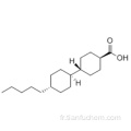 acide trans-4&#39;-pentyl- (1,1&#39;-bicyclohexyl) -4-carboxylique CAS 65355-33-1
